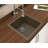 16.63'' L Single Bowl Granite Kitchen Sink