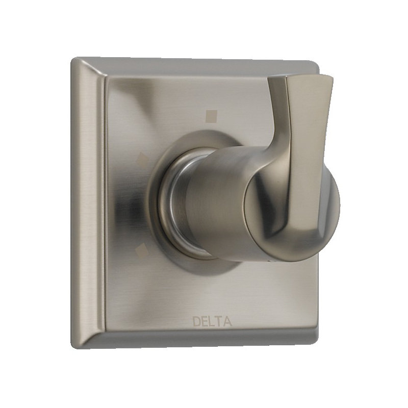 Garniture de robinet inverseur Dryden, Acier inoxydable Brilliance