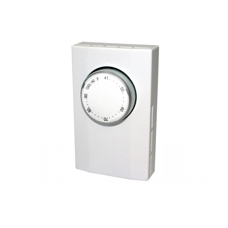 Très grand thermostat électrique blanc non programmable