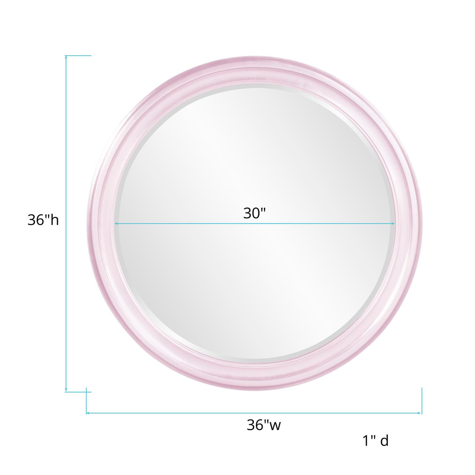 Talvi 36" Accent Mirror, Lilac