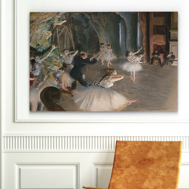 « the rehearsel », impression, H 32 po x l 48 po x P 1,5 po, Toile tendue
