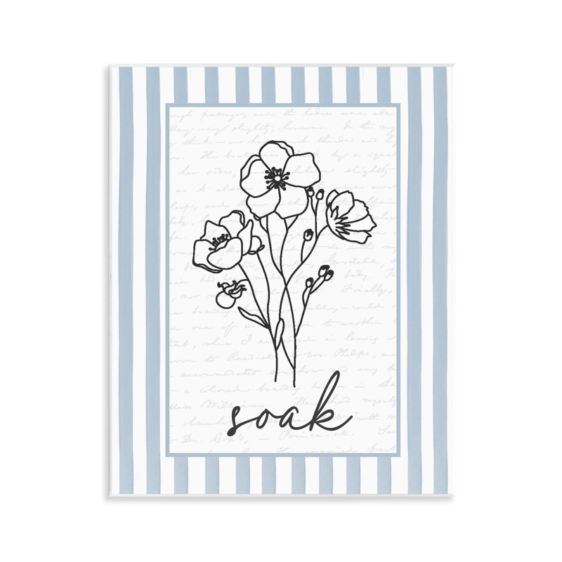 Plaque murale Soak