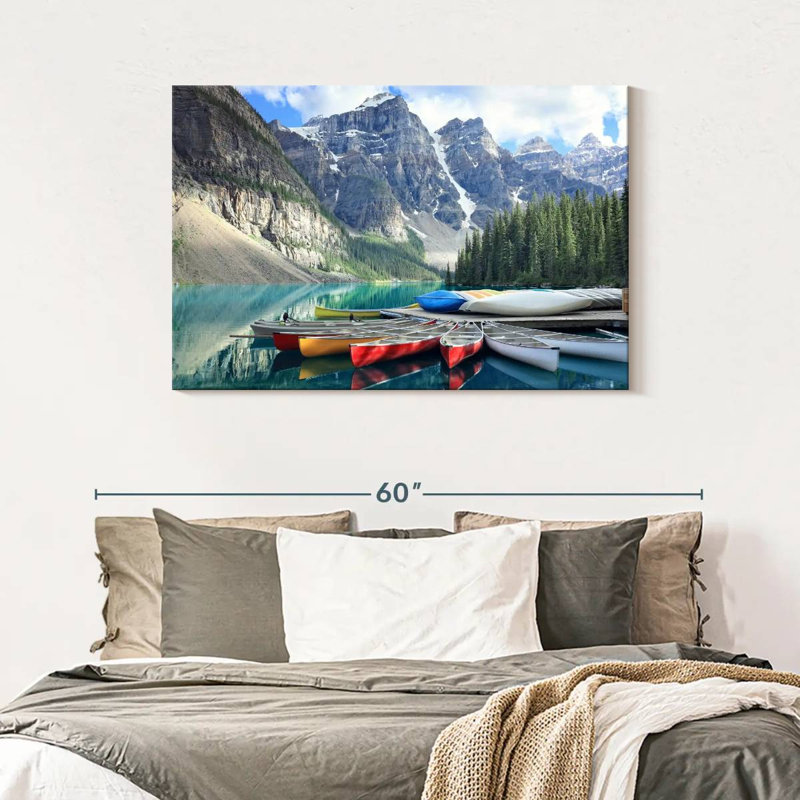 Mehar Moraine Lake Canoes, H 30 po x l 45 po