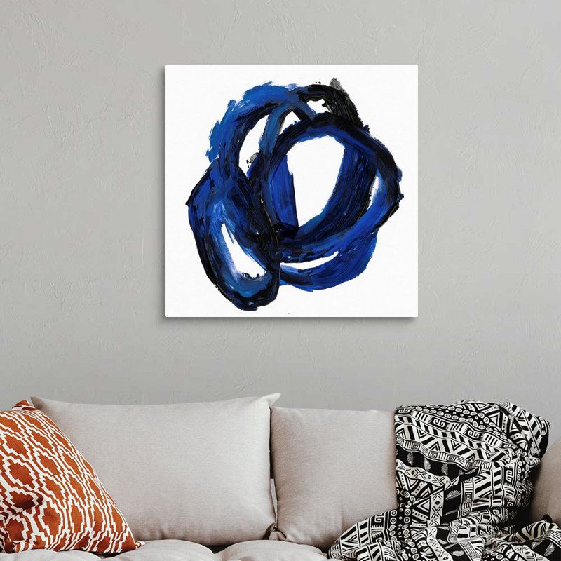 « Eternal indigo II » par PI studio-impression sur toile, Toile tendue, H 30 po x l 30 po x P 1,25 po