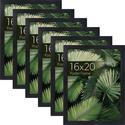 Leotha Black Picture Frame - Set of 6