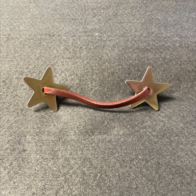 (Paquet de 5) Nickel satiné et cuir 3 pouces