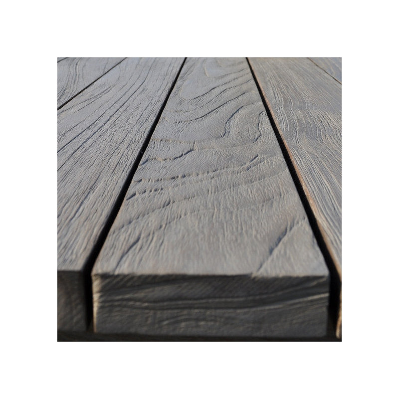 Tuscany Outdoor Teak Coffee Table, Gray, 32" W x 51" L x 18" H
