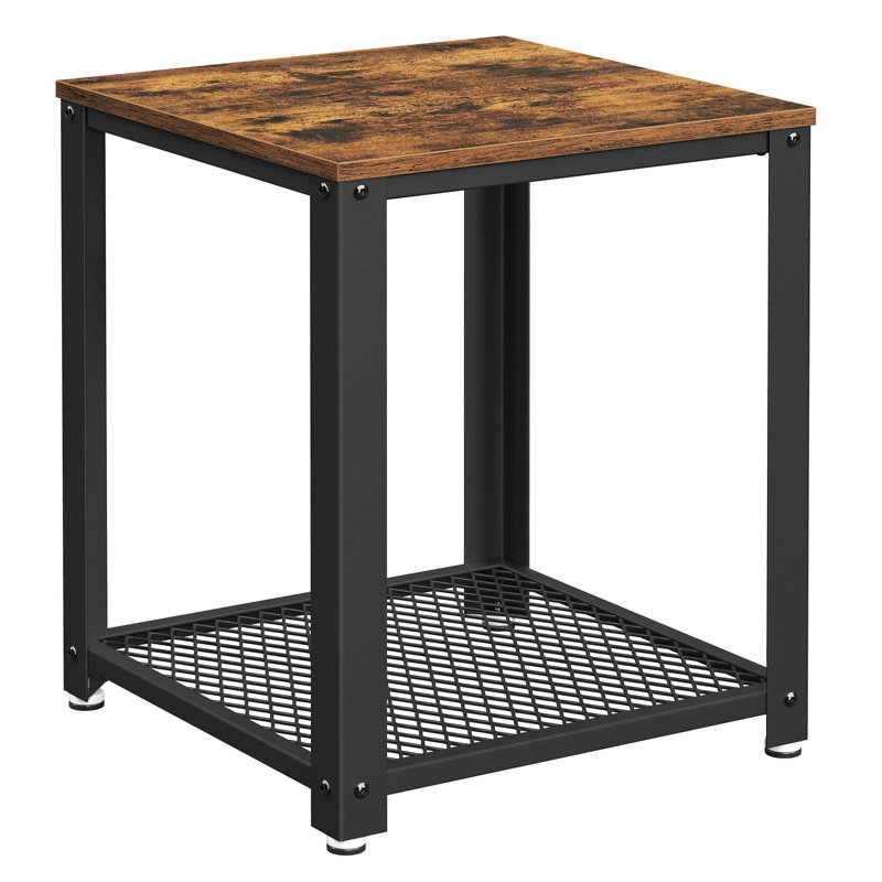 Musani 45cm W Metal Bedside Table