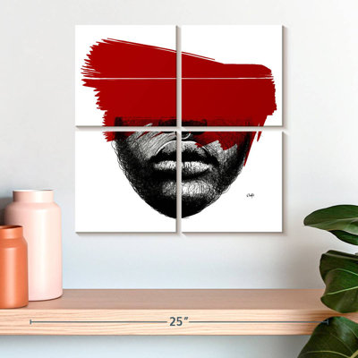 Leisha noir blanc rouge