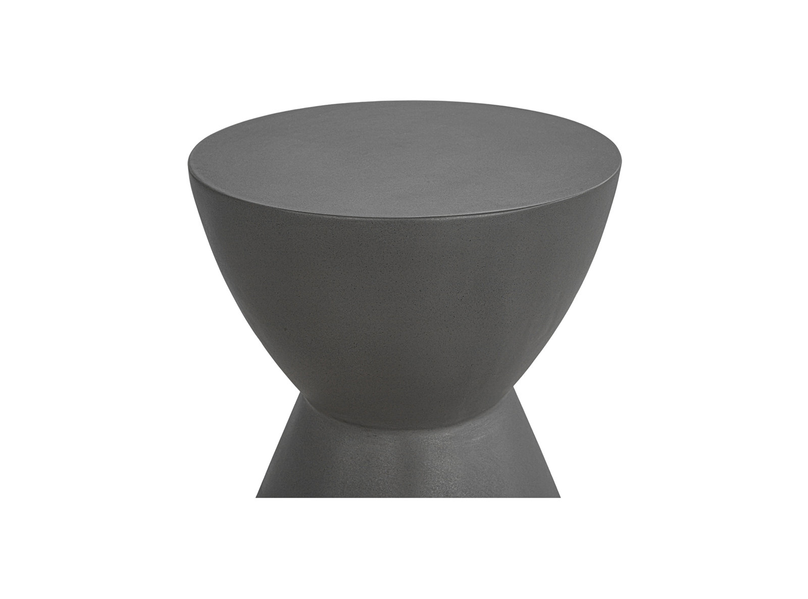 Neil Concrete Accent Stool, Gray