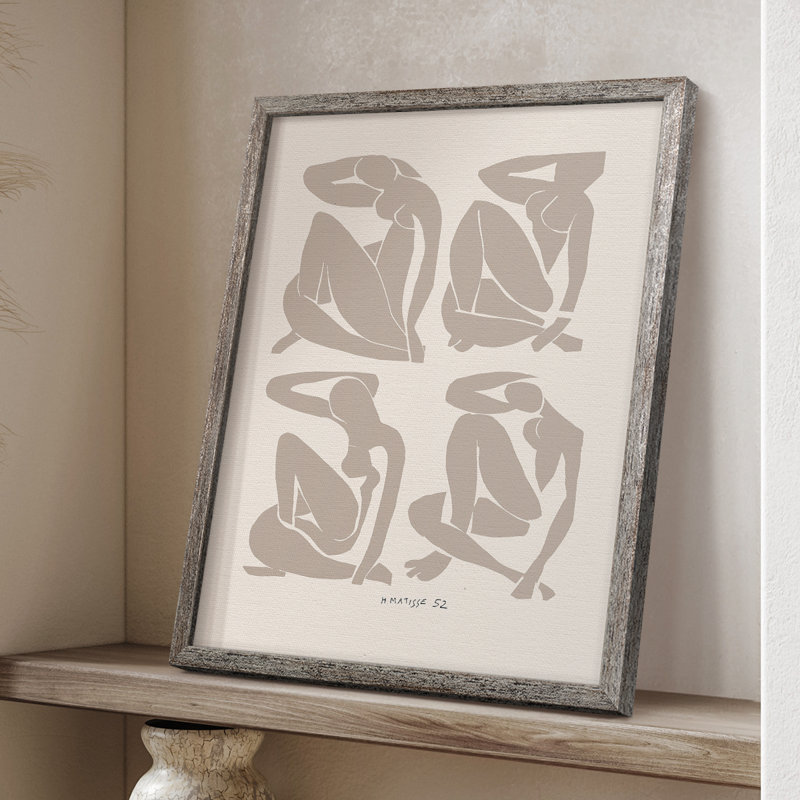 Impression encadrée Matisse CCxxxviii - Bois massif, Argent rétro, 21" H x 17" W