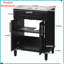 Meuble-lavabo 24 po avec lavabo en céramique et meuble-lavabo noir 2 portes pour petites salles de bain-924954485