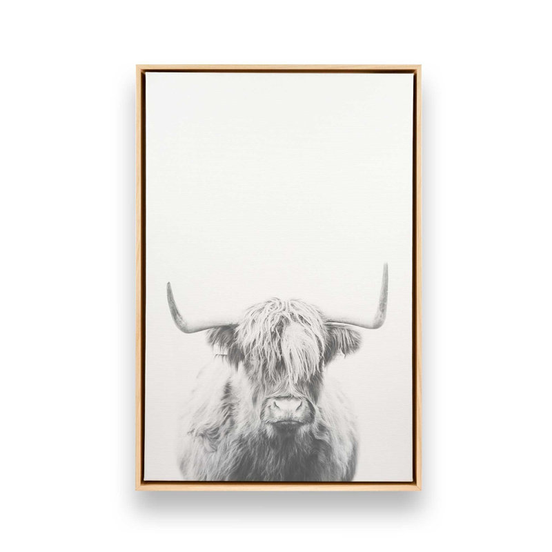 Highland Spirit Rolled Canvas Print, American Maple Floater Framed, 18.75" H x 12.75" W x 1.75" D