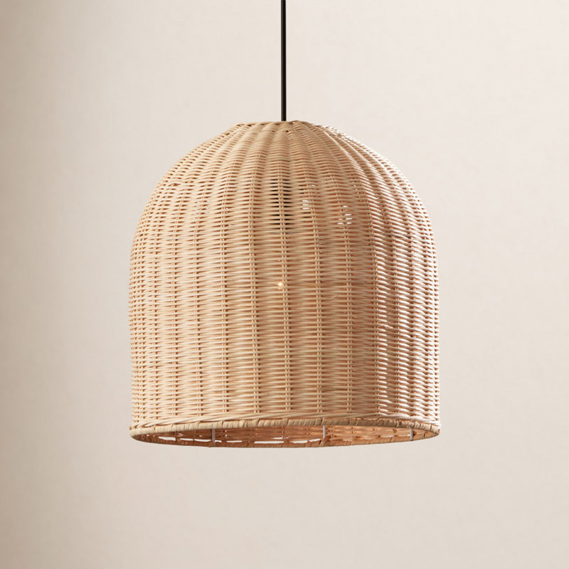 Luminaire suspendu en forme de dôme à 1 lumière Zac
