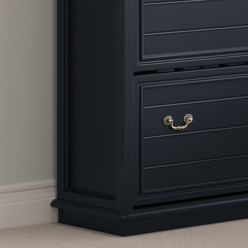 Rangement à chaussures noir classique classique, H 48,43 po x l 23,62 po x P 11,42 po