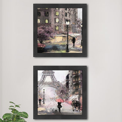 " Paris Streets " 2 - Pieces