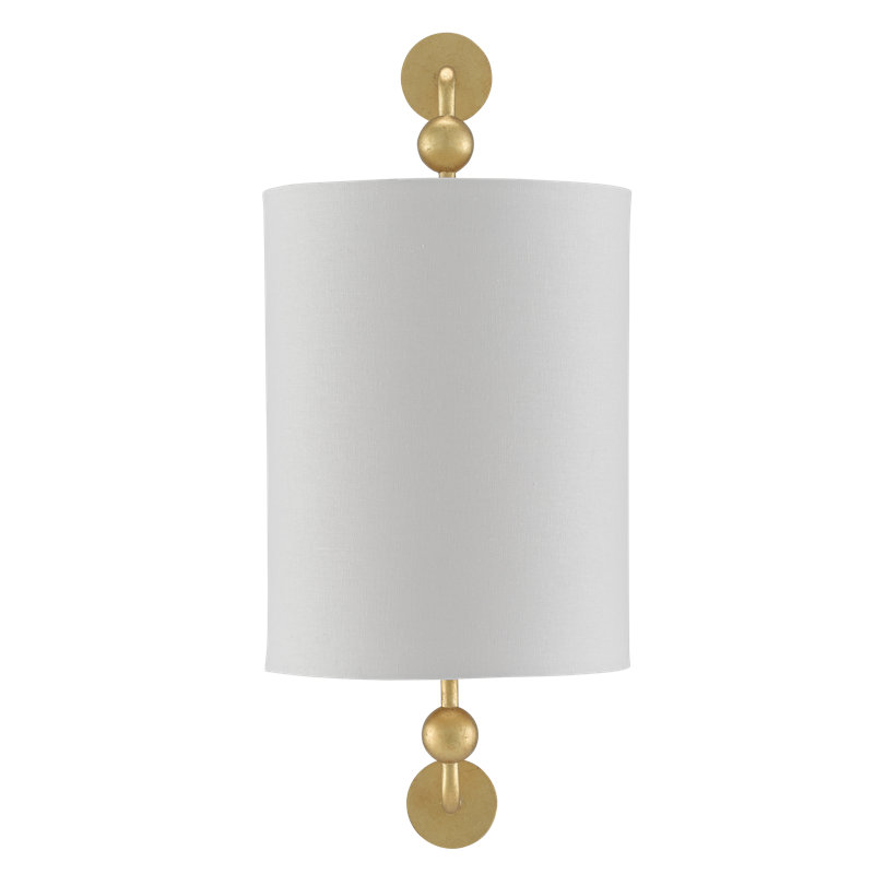 Tavey 1 - Light Armed Sconce, Contemporary Gold