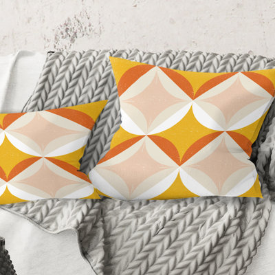 Coussin décoratif rétro Mid-Century