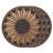 Weather Resistant Rubber Sunflower Stepping Stone