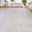 Wool Geometric Area Rug in Ivory-70392991