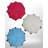 Ls Romy Muslin Plain Heram Round Pillow