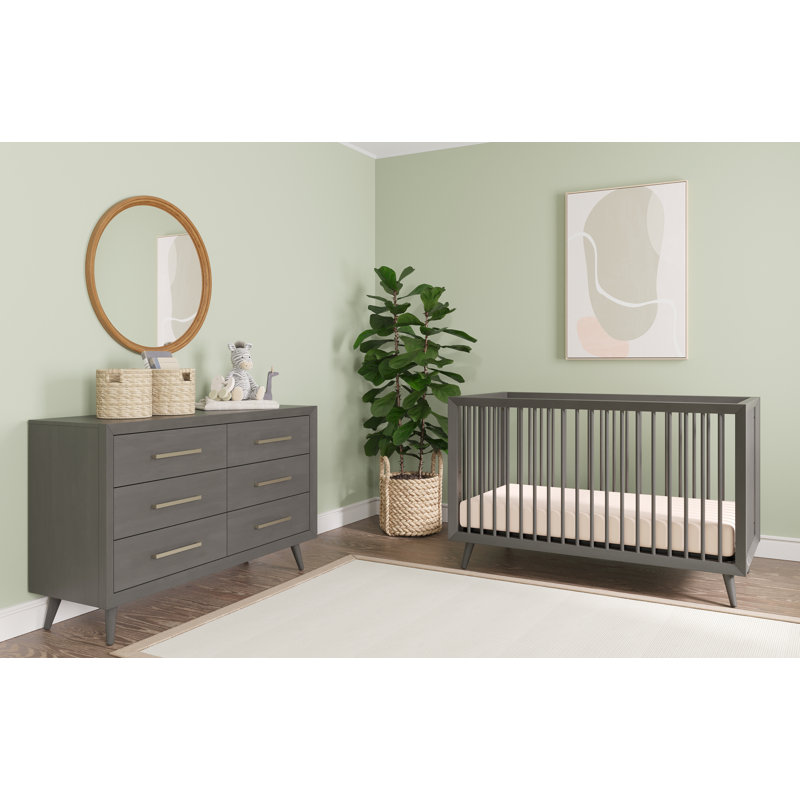Ensemble de chambre de bébé standard convertible 2 pièces Cranbrook, Gris lunaire