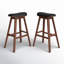 Tabouret de comptoir en bois massif Eric