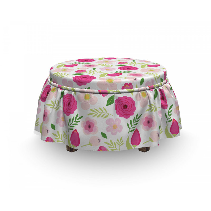 Housse pour repose-pieds rustique country