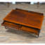 Table basse en bois massif à 4 pieds