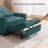 3-in-1 Convertible Accent Chair , Pull-Out Upholstered Sleeper Sofa Bed with Accent Pillow-1999941960
