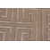 Metro-Velvet Geometric Area Rug in Beige