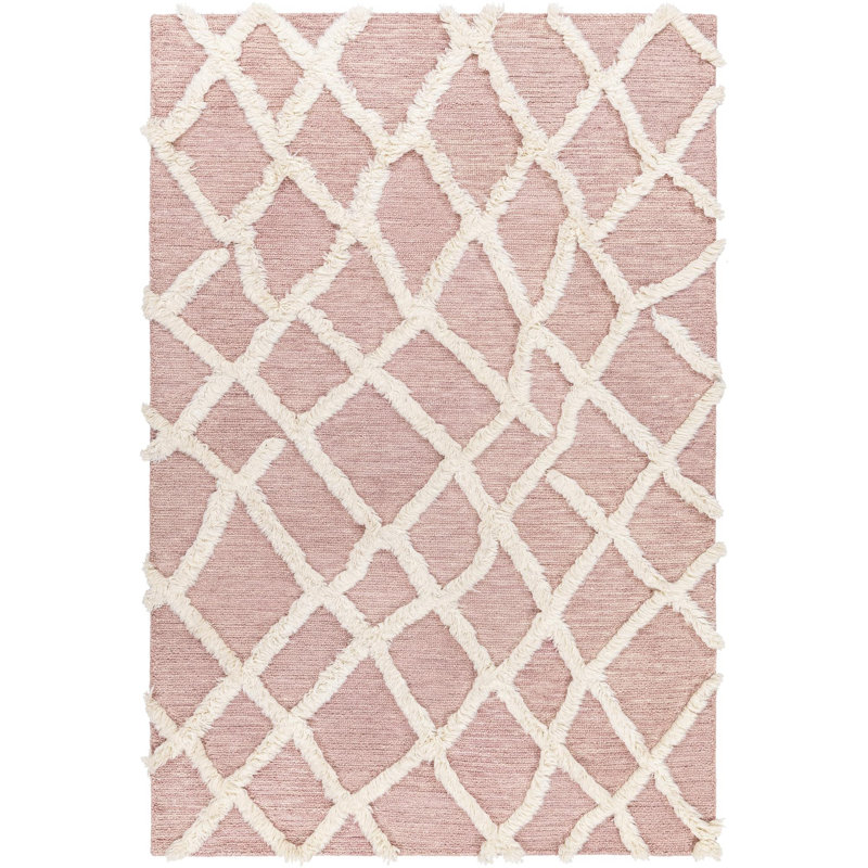 Wool Geometric Indoor Rug, Rectangle 2' x 3'