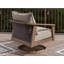 Fauteuil pivotant avec coussin Francis Beach