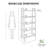 Parker 73'' H Wooden Ladder Bookcase-151605352