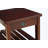 Stenya Contemporary 2-Shelf Rectangular Accent Table with USB in Espresso,End Table,Side Table