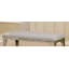 Coussin de siège en flanelle capitonnée de style transitionnel 1pc