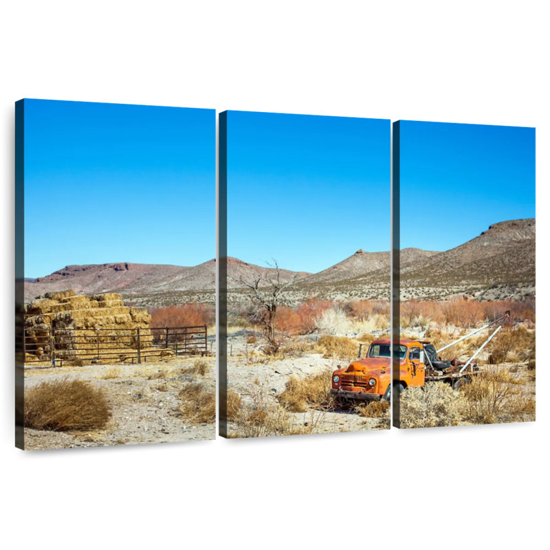 Mehar El Paso Desert Tow Truck, 36" H x 57" W