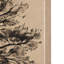 Arbre dessiné à la main sur toile texturée III-92376652