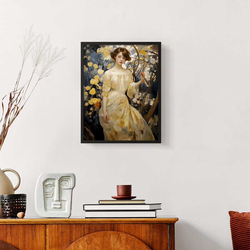 WOMEN Series DLxxxi - reproduction encadrée de qualité supérieure - prête à être accrochée - aucun clou requis