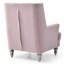 Charmant fauteuil traditionnel à accoudoirs ronds