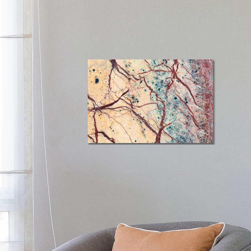 Usa, California. Detail Of Cut Slab Of Marble Rock. by Jaynes Gallery - Wrapped Canvas Gallery-Wrapped Canvas Giclée