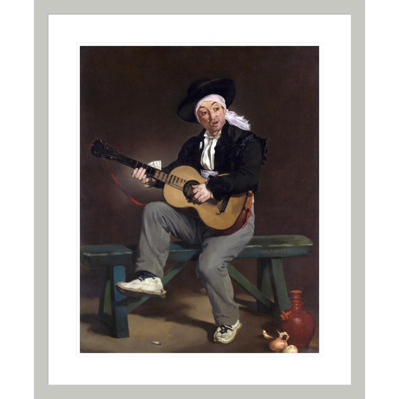 The Spanish Singer by Framed Giclee Print, 28.34" H x 23.5" W