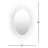 Metal Oval Wall Mirror