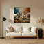 Chiens Bedlington Terrier gris, art mural en métal-1126386819