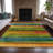 Machine Washable Indoor/Outdoor Xhevrie Green Rug-112168758