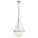 Vena Teardrop Single Light Pendant with Hand-Blown Etched Opal Glass