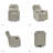 Caleya Modern Swivel Rocker Manual Recliner-97702266