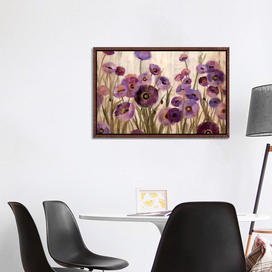 Leinwandbild Pink and Purple Flowers von Silvia Vassileva