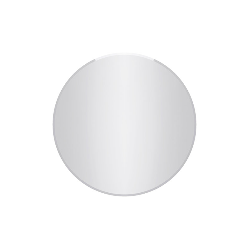 Flat Wall Mirror with Hooks, 30" x 30"
