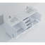 White Double Bath Vanity 72 In. W X 22 In. D, Carrara Marble Top, And Faucet Set-117978676
